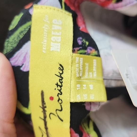 Anthropologie Maeve The Yukiko Noritake Portside Romper Size 14 - Picture 5 of 8